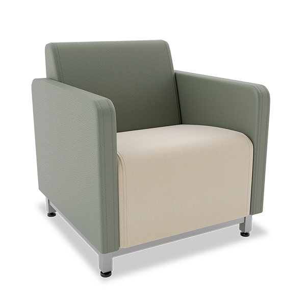 government building concealed stapples bolt down ganging upholstered commercial grade lobby armchair sage green cream adjustable feet