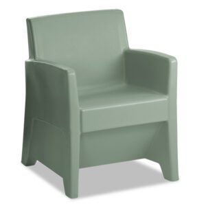 anti-ligature forte guest arm chair in sage green